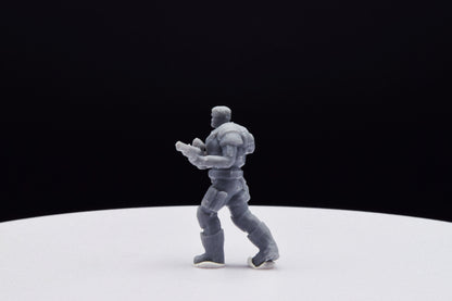 Gears Of War Damon Baird Winter Ot Miniature - TheSTLSmith - 3D Printed with high quality resin for Skirmish/D&D games