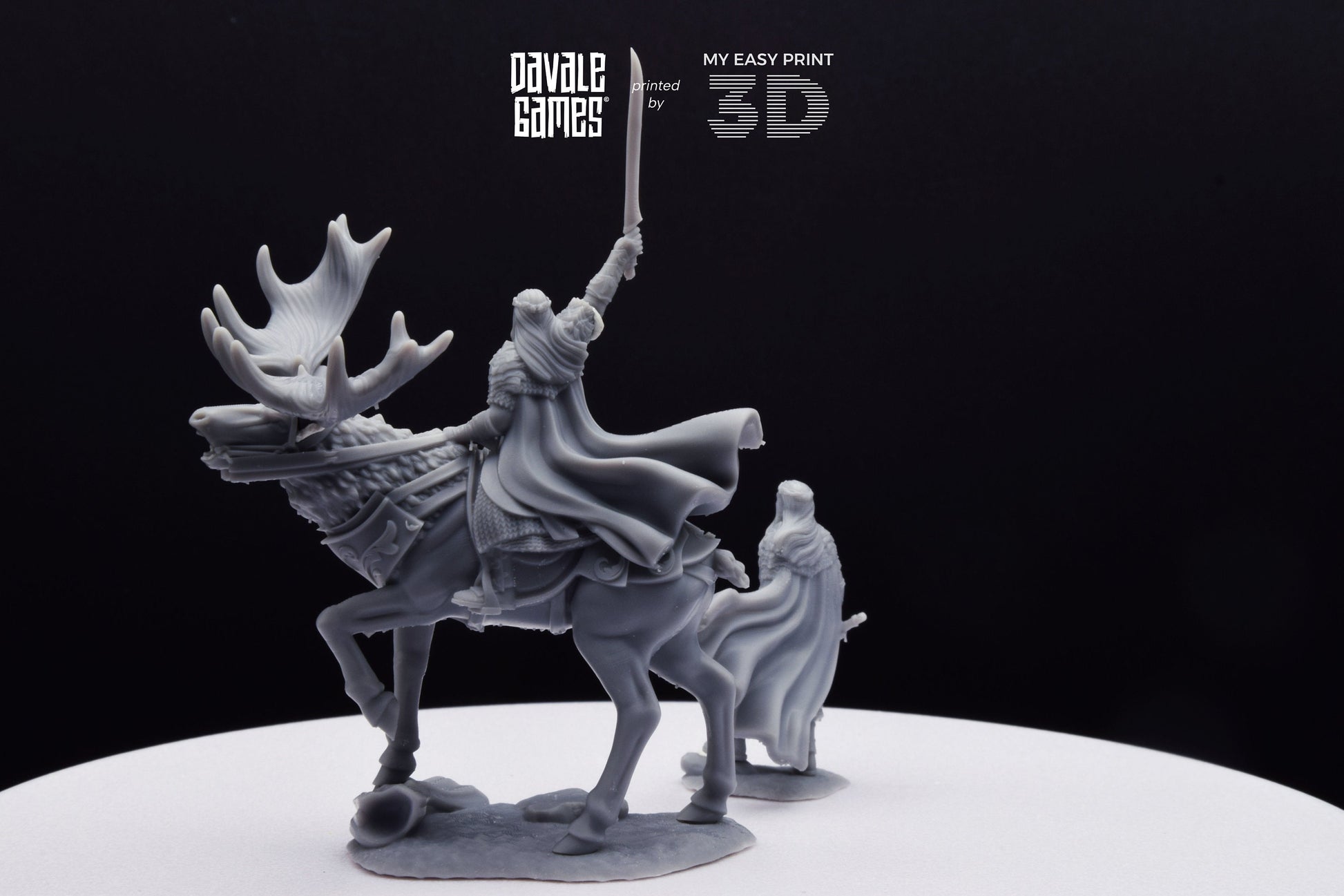 King of the Forest - Foot and Mounted - Davale Games - 3D Printed with high quality resin for LOTR/D&D games