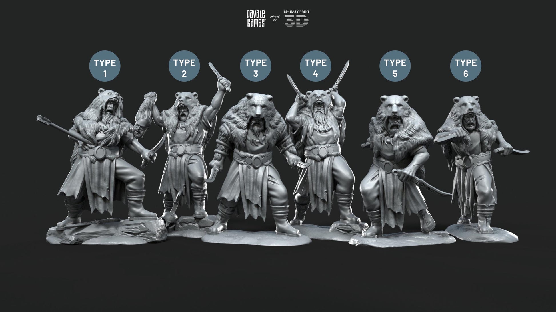 Vargsarks (ODIN) - Mythology at Wars - Davale Games - Historical games - 3D Printed with high quality resin