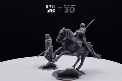 Lord of Bloody High Elves - Foot and Mounted - Davale Games - 3D Printed with high quality resin for LOTR/D&D games