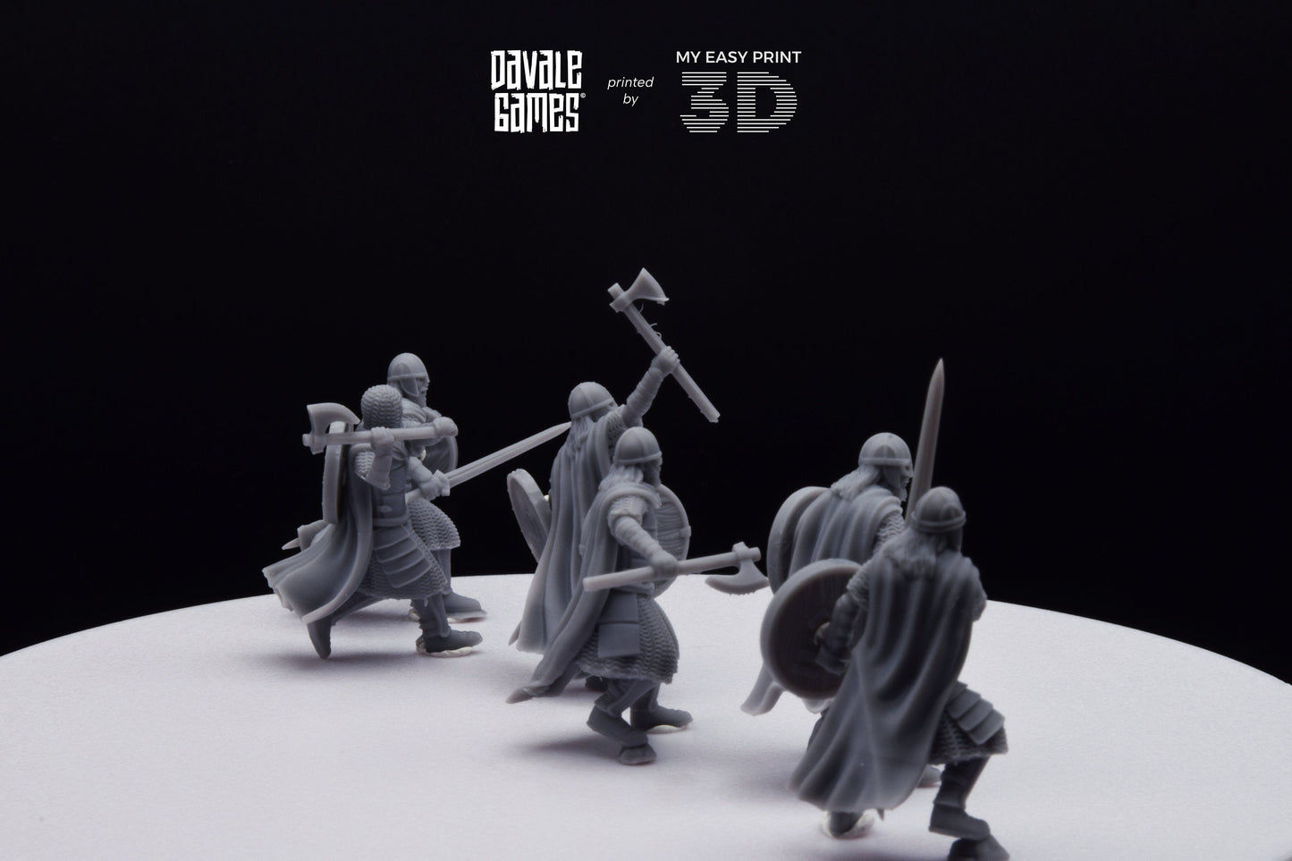 West Human elite on foot - Davale Games - 3D Printed with high quality resin for LOTR/D&D games
