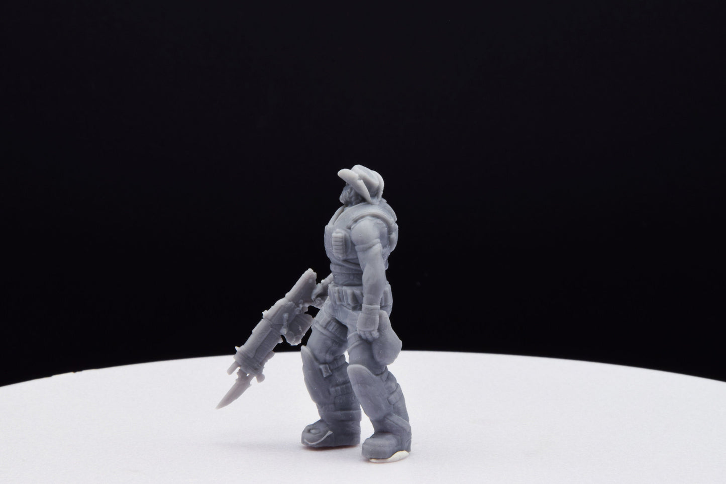 Gears Of War Dizzy Wallin Winter Ot Miniature - TheSTLSmith - 3D Printed with high quality resin for Skirmish/D&D games