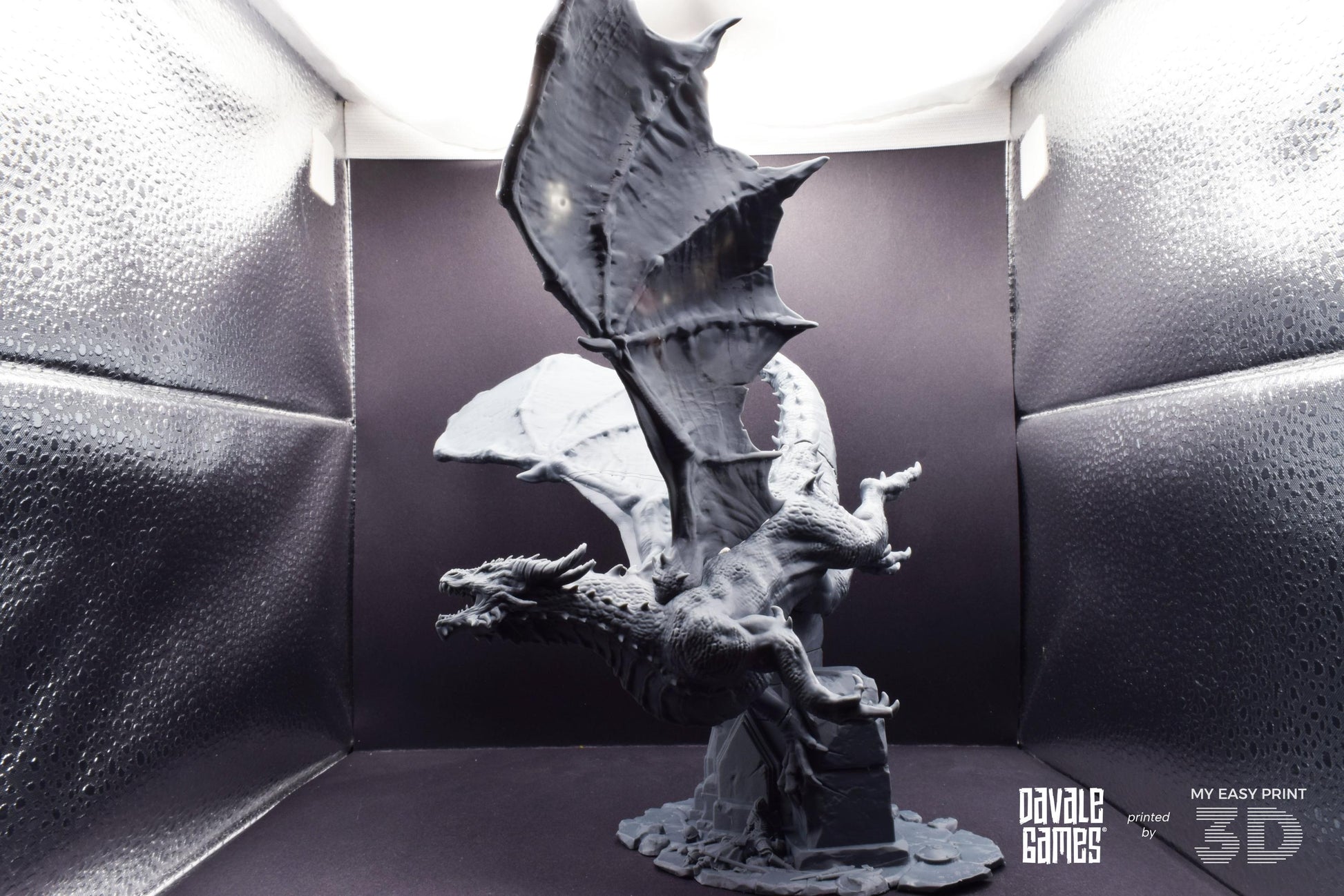 Dragon - Goblins of the cave - Davale Games - 3D Printed with high quality resin for LOTR/D&D games