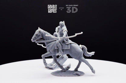 Leingel Forest Prince - Foot and Mounted - Davale Games - 3D Printed with high quality resin for LOTR/D&D games