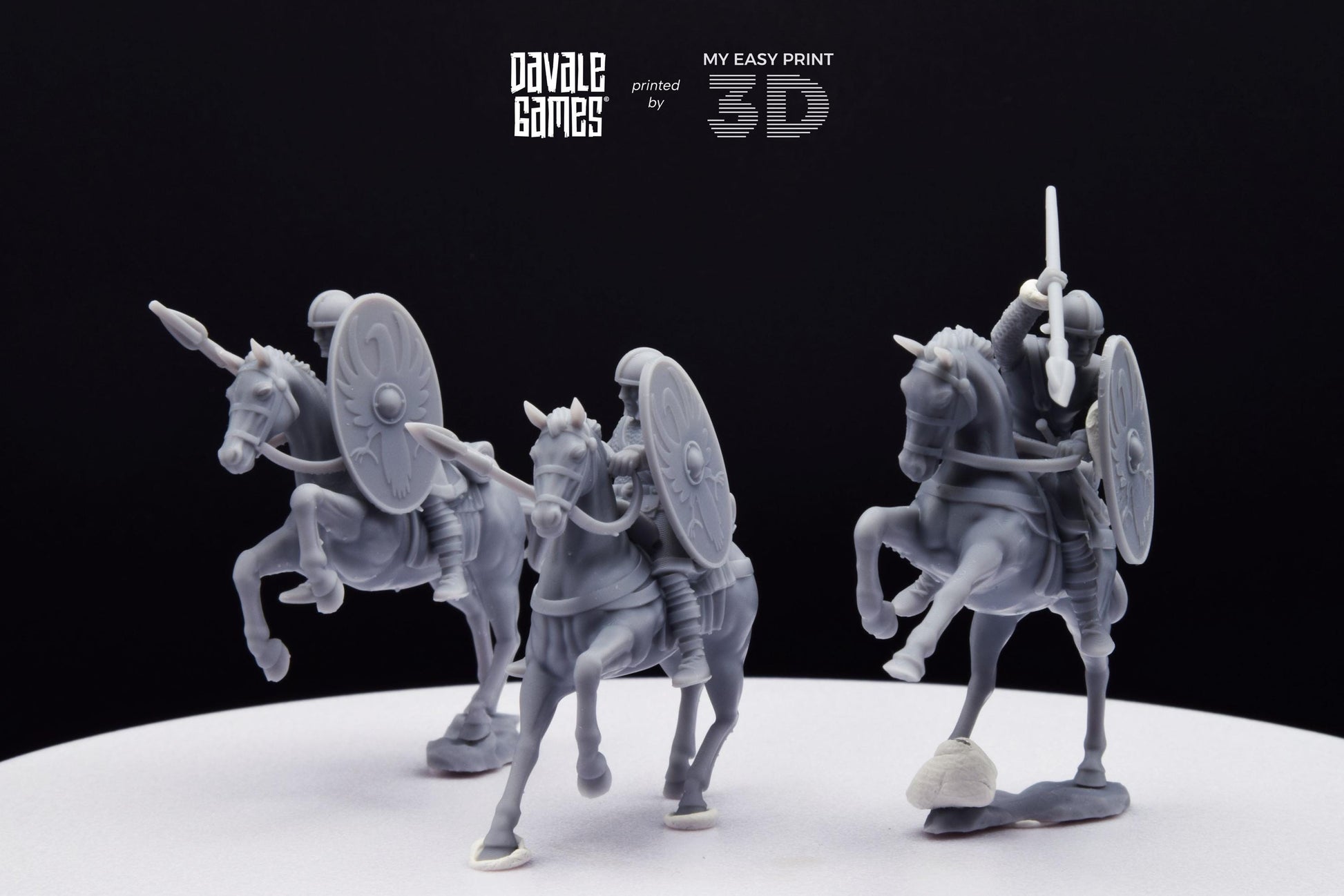 Roman Cavalry - Davale Games - Historical games - 3D Printed with high quality resin