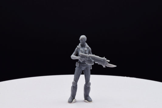 Gears Of War Alex Brand Ot Miniature - TheSTLSmith - 3D Printed with high quality resin for Skirmish/D&D games