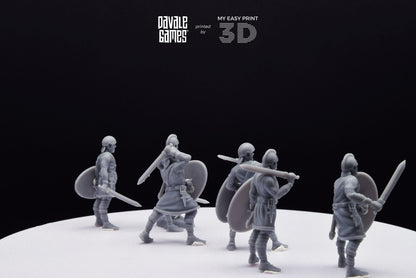 Roman Soldiers without Armour - Davale Games - Historical games - 3D Printed with high quality resin
