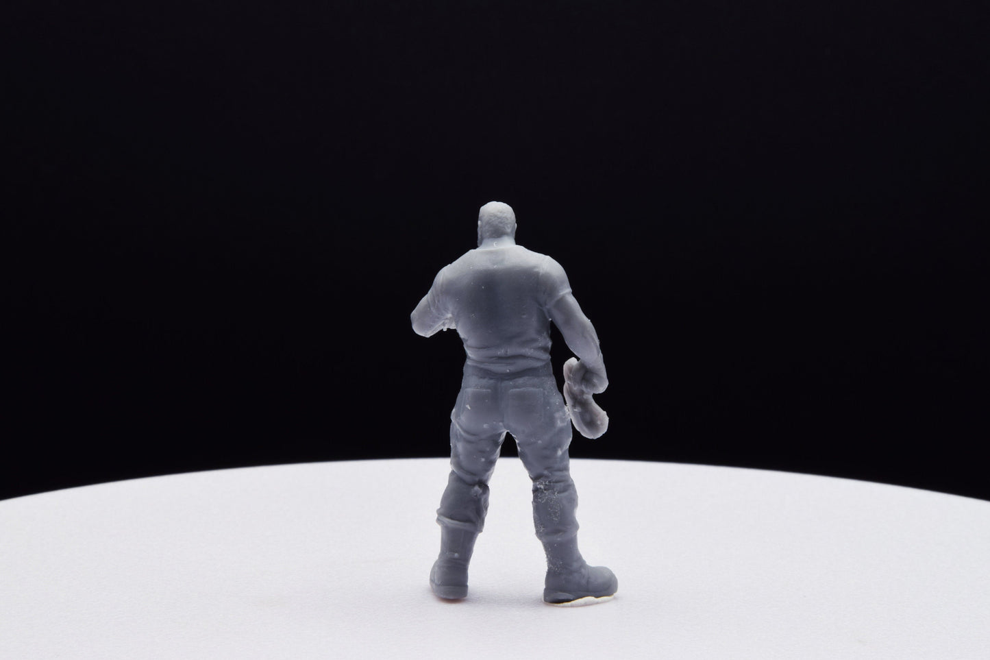 Gears Of War Marcus Old Retired Miniature - TheSTLSmith - 3D Printed with high quality resin for Skirmish/D&D games