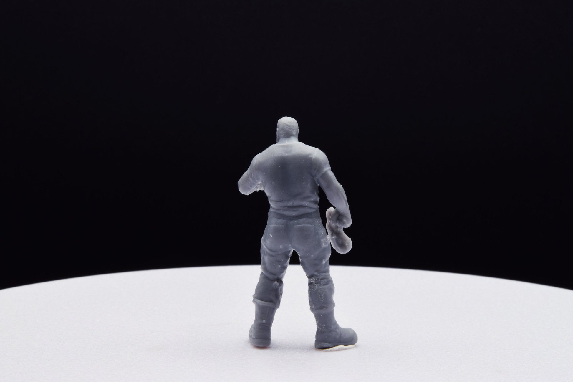 Gears Of War Marcus Old Retired Miniature - TheSTLSmith - 3D Printed with high quality resin for Skirmish/D&D games