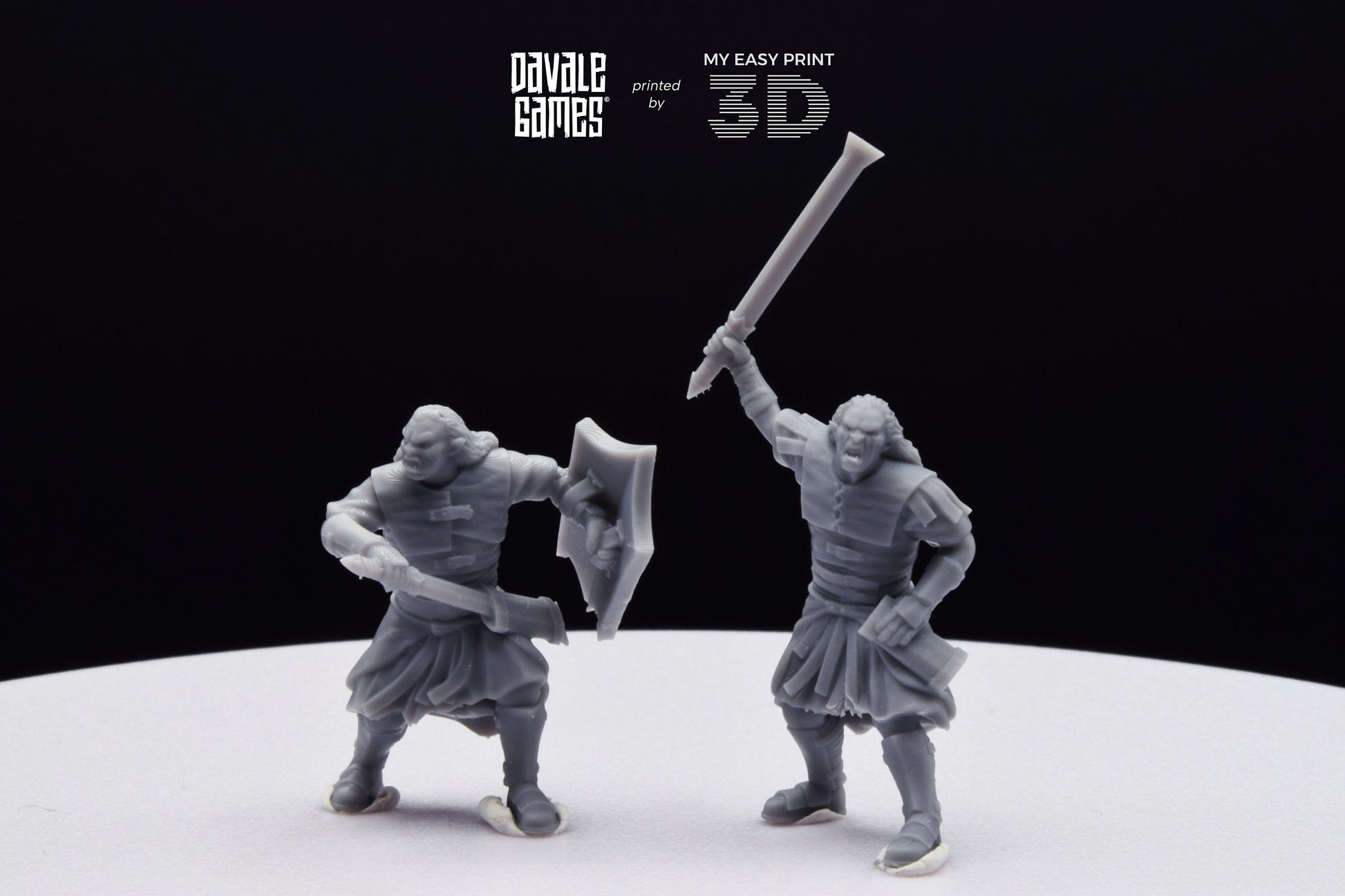 Blood-Handed Captains - Davale Games - 3D Printed with high quality resin for LOTR/D&D games
