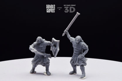 Blood-Handed Captains - Davale Games - 3D Printed with high quality resin for LOTR/D&D games