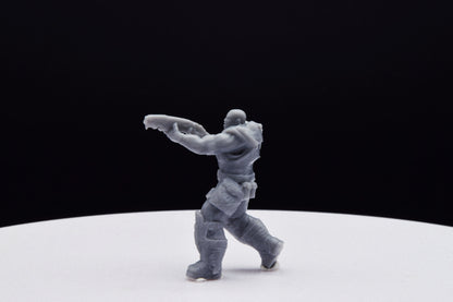 Gears Of War Augustus Cole Winter Ot Miniature - TheSTLSmith - 3D Printed with high quality resin for Skirmish/D&D games