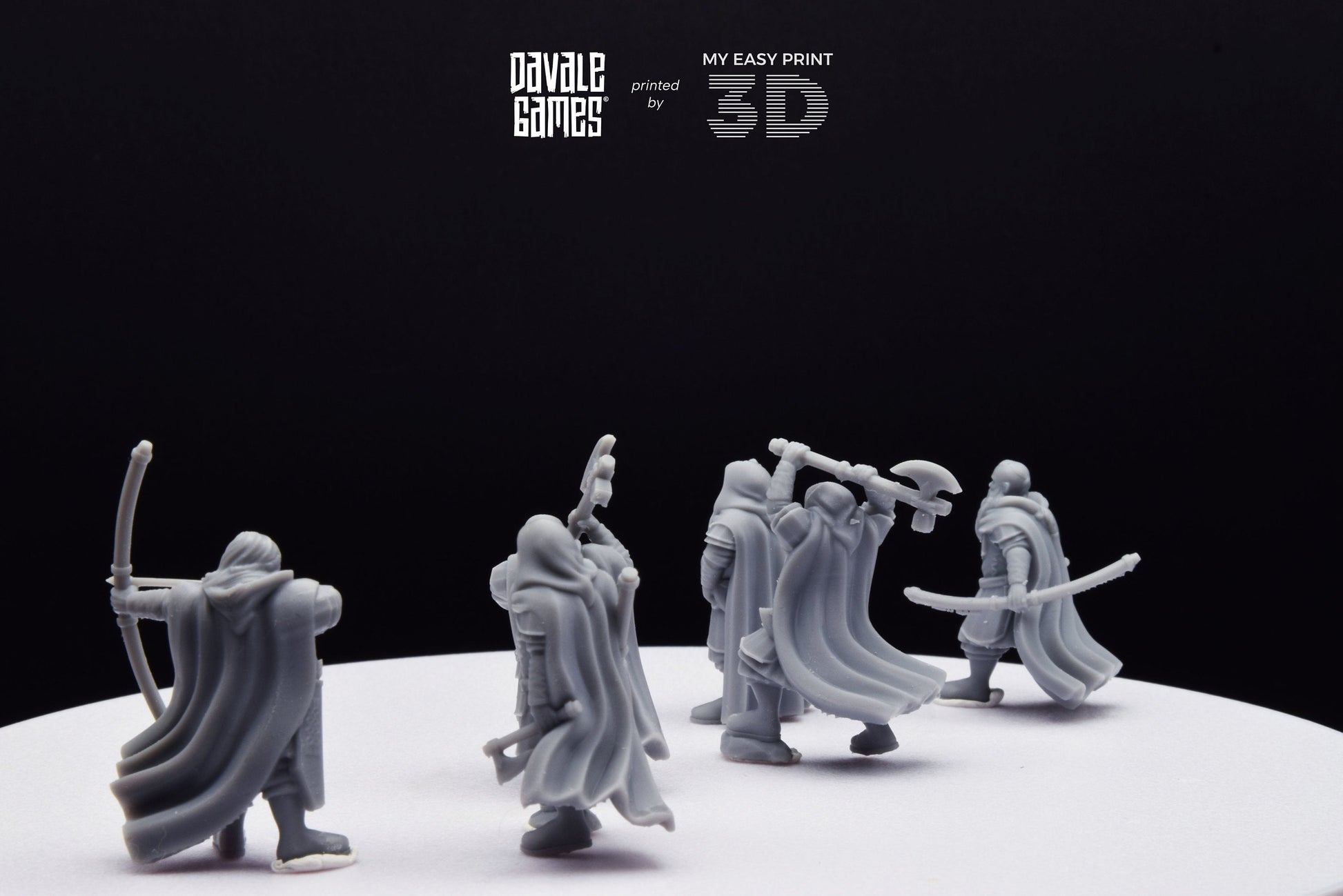 Kalak Dwarf Explorer - Davale Games - 3D Printed with high quality resin for LOTR/D&D games
