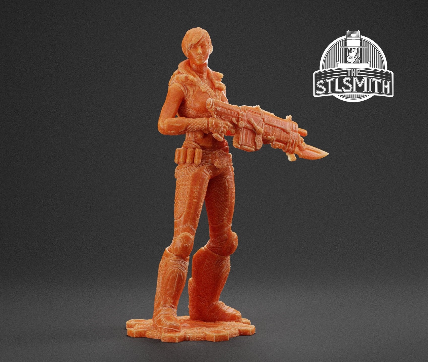 Gears Of War Alex Brand Ot Miniature - TheSTLSmith - 3D Printed with high quality resin for Skirmish/D&D games