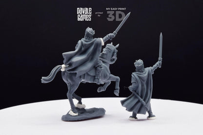 King fo Gepids - Foot and Mounted - Davale Games - Historical games - 3D Printed with high quality resin