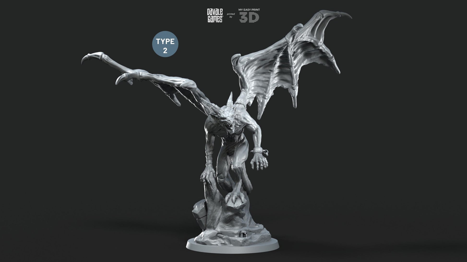 Golab The Nightmare of the North [Retake] - Davale Games - 3D Printed with high quality resin for LOTR/D&D games