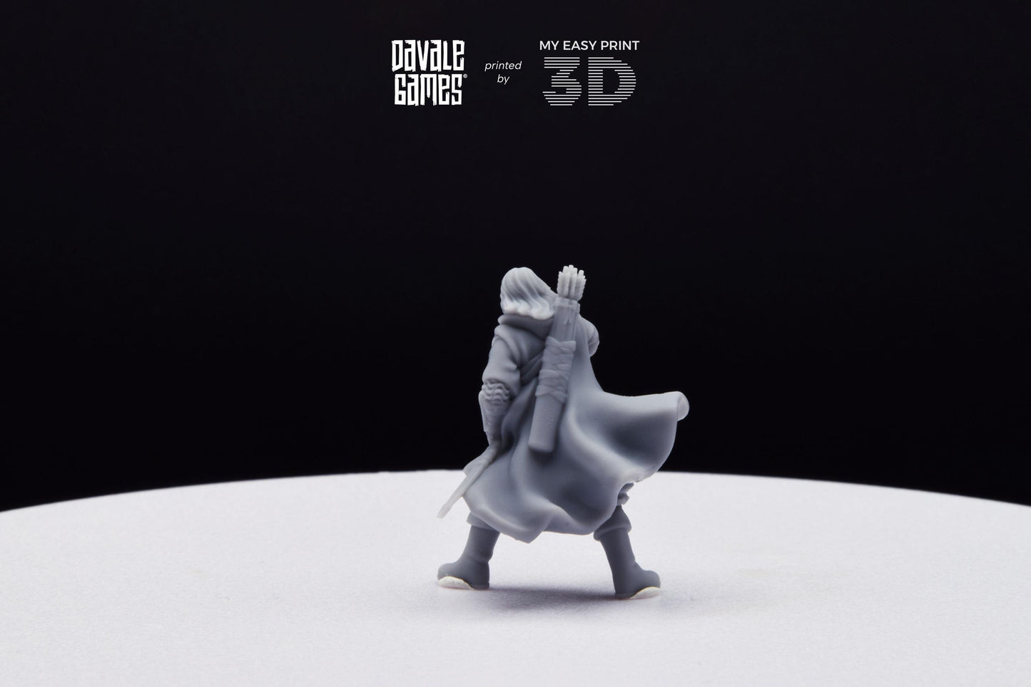 Anaravor Captain from the North People - Davale Games - 3D Printed with high quality resin for LOTR/D&D games
