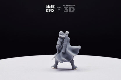 Anaravor Captain from the North People - Davale Games - 3D Printed with high quality resin for LOTR/D&D games