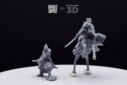 Demon&#39;s Slaughter Elf - Foot and Mounted - Davale Games - 3D Printed with high quality resin for LOTR/D&D games