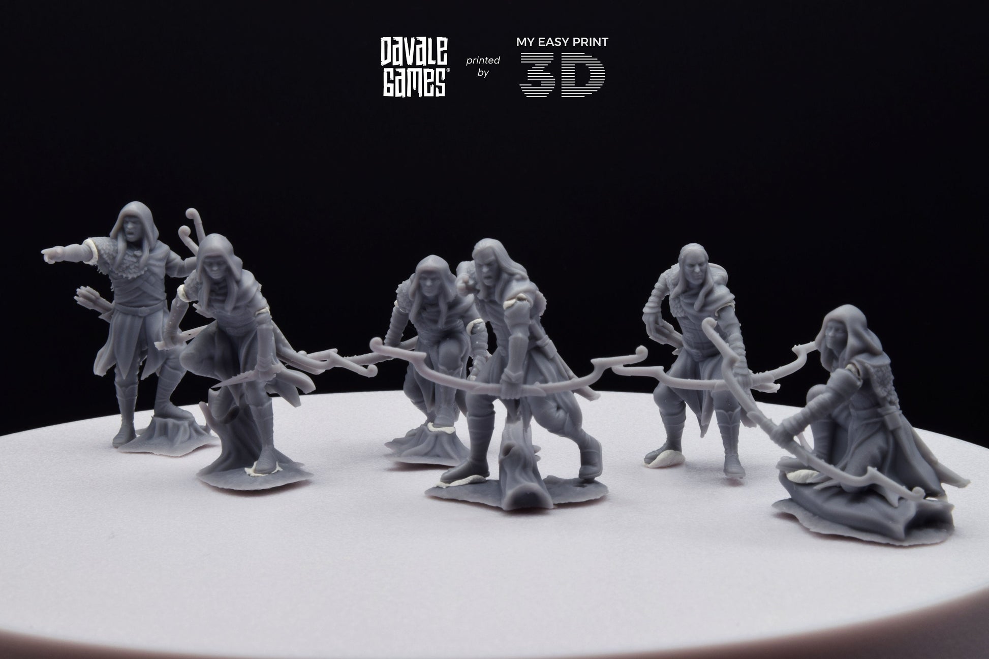 Forest Scout Elf - Davale Games - 3D Printed with high quality resin for LOTR/D&D games