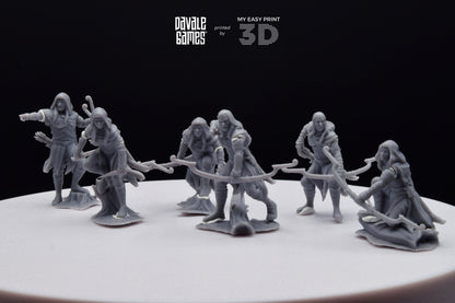Forest Scout Elf - Davale Games - 3D Printed with high quality resin for LOTR/D&D games