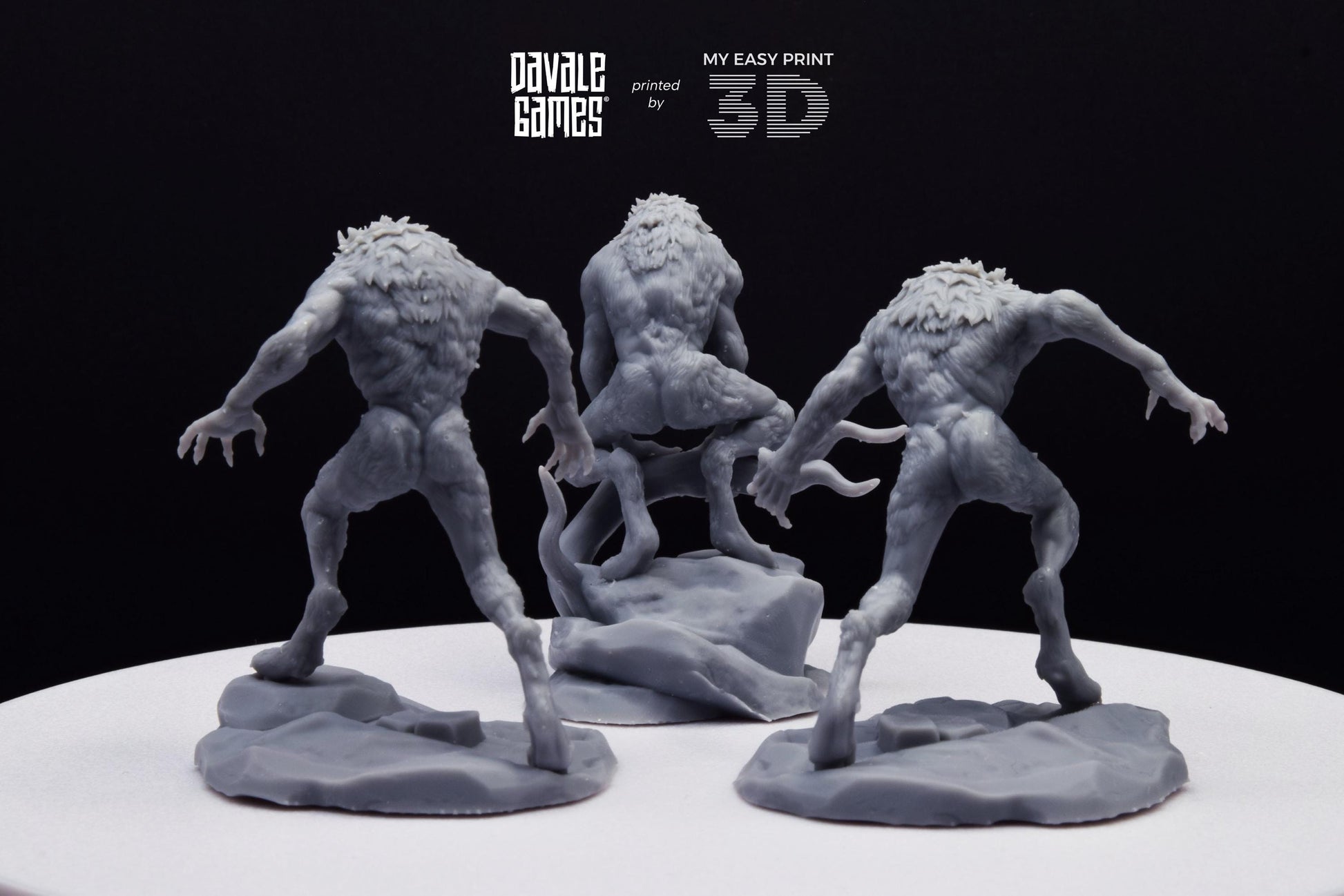 Lycanthropes of Anagar - Davale Games - 3D Printed with high quality resin for LOTR/D&D games