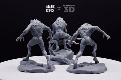 Lycanthropes of Anagar - Davale Games - 3D Printed with high quality resin for LOTR/D&D games