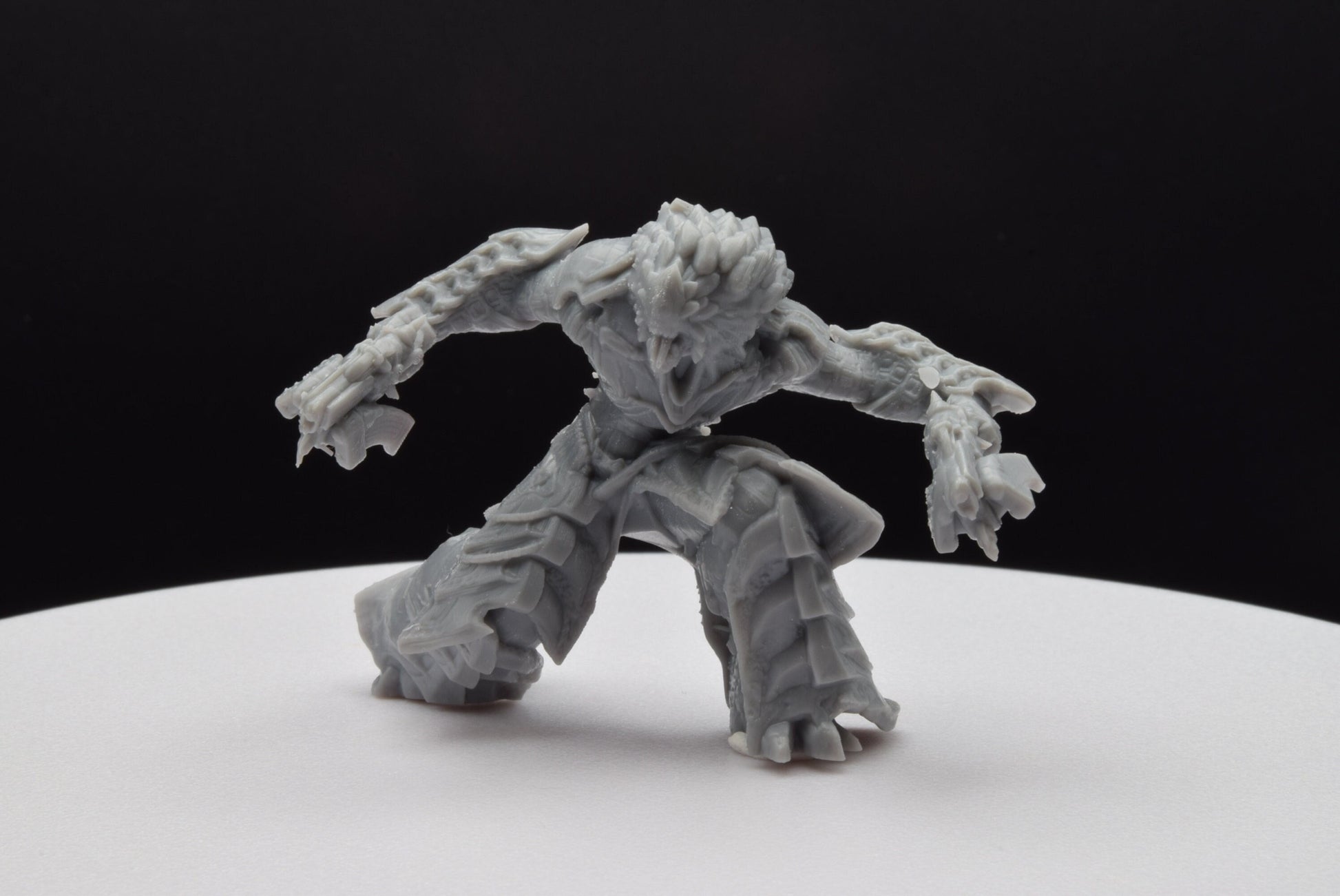 Gears Of War Kantus Armoured Ot Miniature - TheSTLSmith - 3D Printed with high quality resin for Skirmish/D&D games