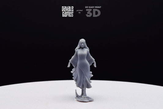 Forest Elven Queen - Davale Games - 3D Printed with high quality resin for LOTR/D&D games