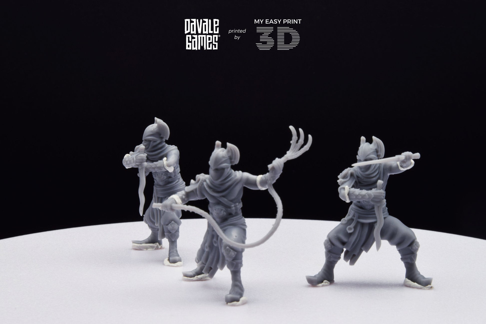 Dragon Army Assassin - Davale Games - 3D Printed with high quality resin for LOTR/D&D games