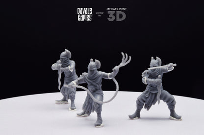 Dragon Army Assassin - Davale Games - 3D Printed with high quality resin for LOTR/D&D games