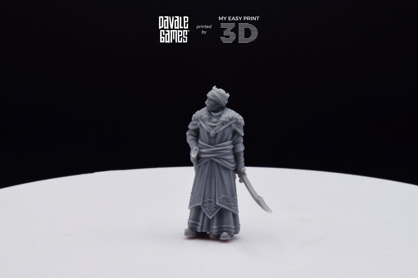 King of Snakes - Davale Games - 3D Printed with high quality resin for LOTR/D&D games