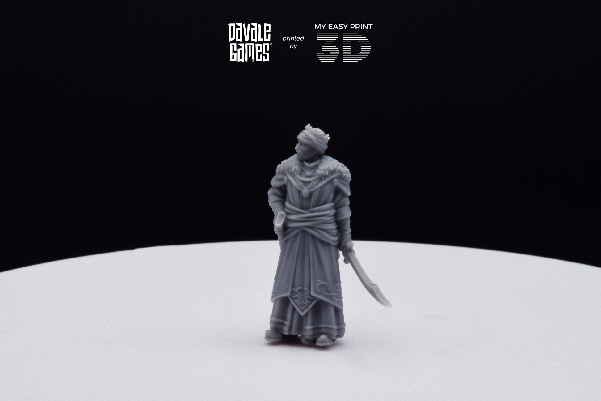 King of Snakes - Davale Games - 3D Printed with high quality resin for LOTR/D&D games