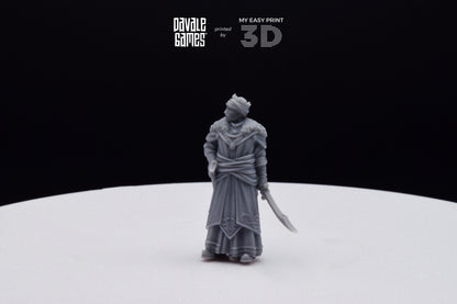 King of Snakes - Davale Games - 3D Printed with high quality resin for LOTR/D&D games