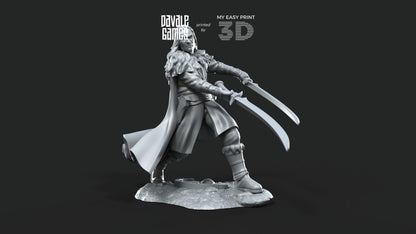 Wölfbane Lord Fellmount Reavers Foot and Mounted - Davale Games - 3D Printed with high quality resin for LOTR/D&D games