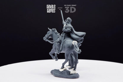 King fo Gepids - Foot and Mounted - Davale Games - Historical games - 3D Printed with high quality resin