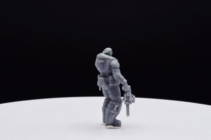Gears Of War Marcus Fenix Winter Ot Miniature - TheSTLSmith - 3D Printed with high quality resin for Skirmish/D&D games