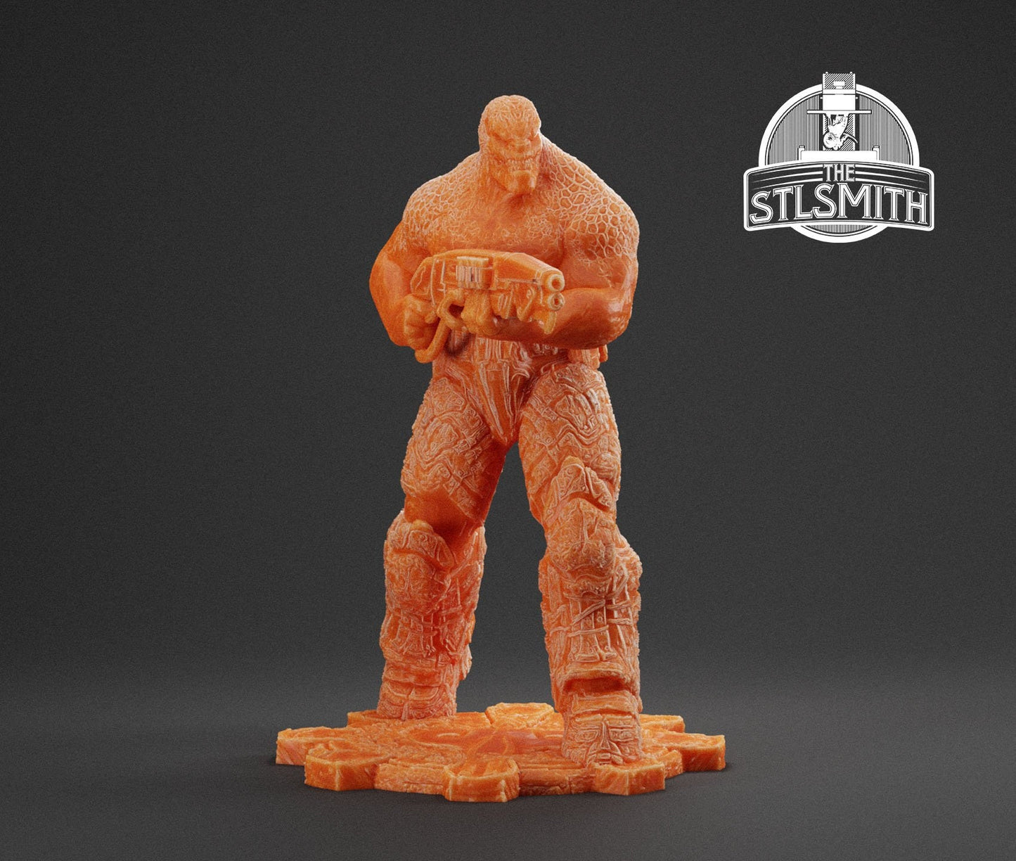Gears Of War Hunter Grenadier Ot Miniature - TheSTLSmith - 3D Printed with high quality resin for Skirmish/D&D games