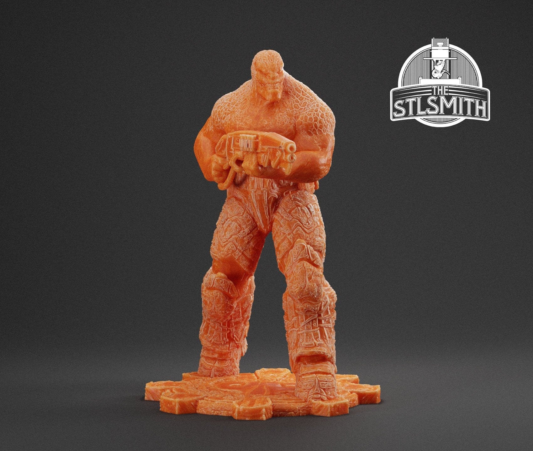 Gears Of War Hunter Grenadier Ot Miniature - TheSTLSmith - 3D Printed with high quality resin for Skirmish/D&D games