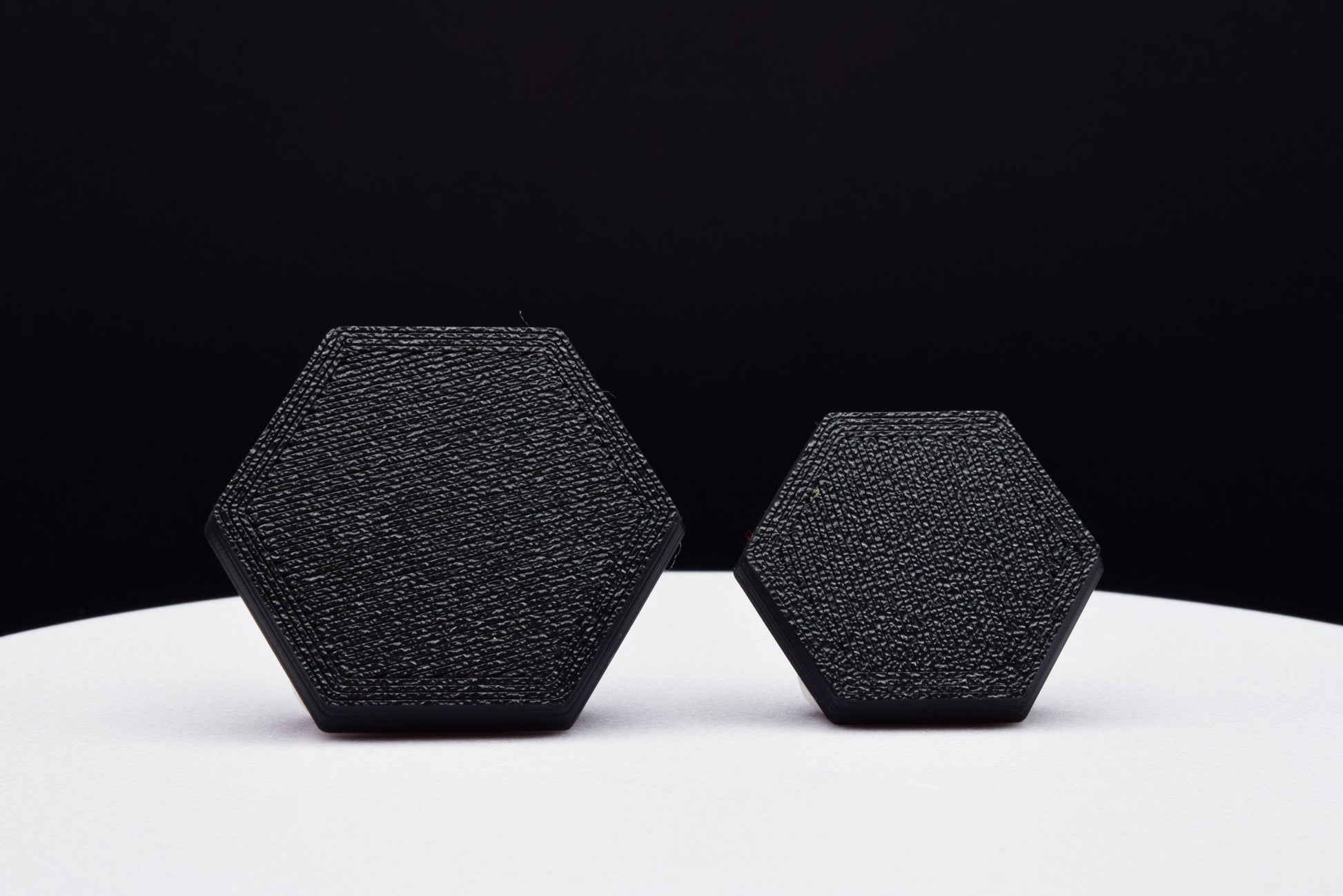 Hexagonal Bases for Miniatures - 20mm to 100mm - 3D Printed with high quality PLA+ for Tabletop Games/Wargames/D&D games