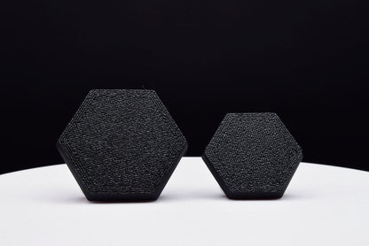Hexagonal Bases for Miniatures - 20mm to 100mm - 3D Printed with high quality PLA+ for Tabletop Games/Wargames/D&D games