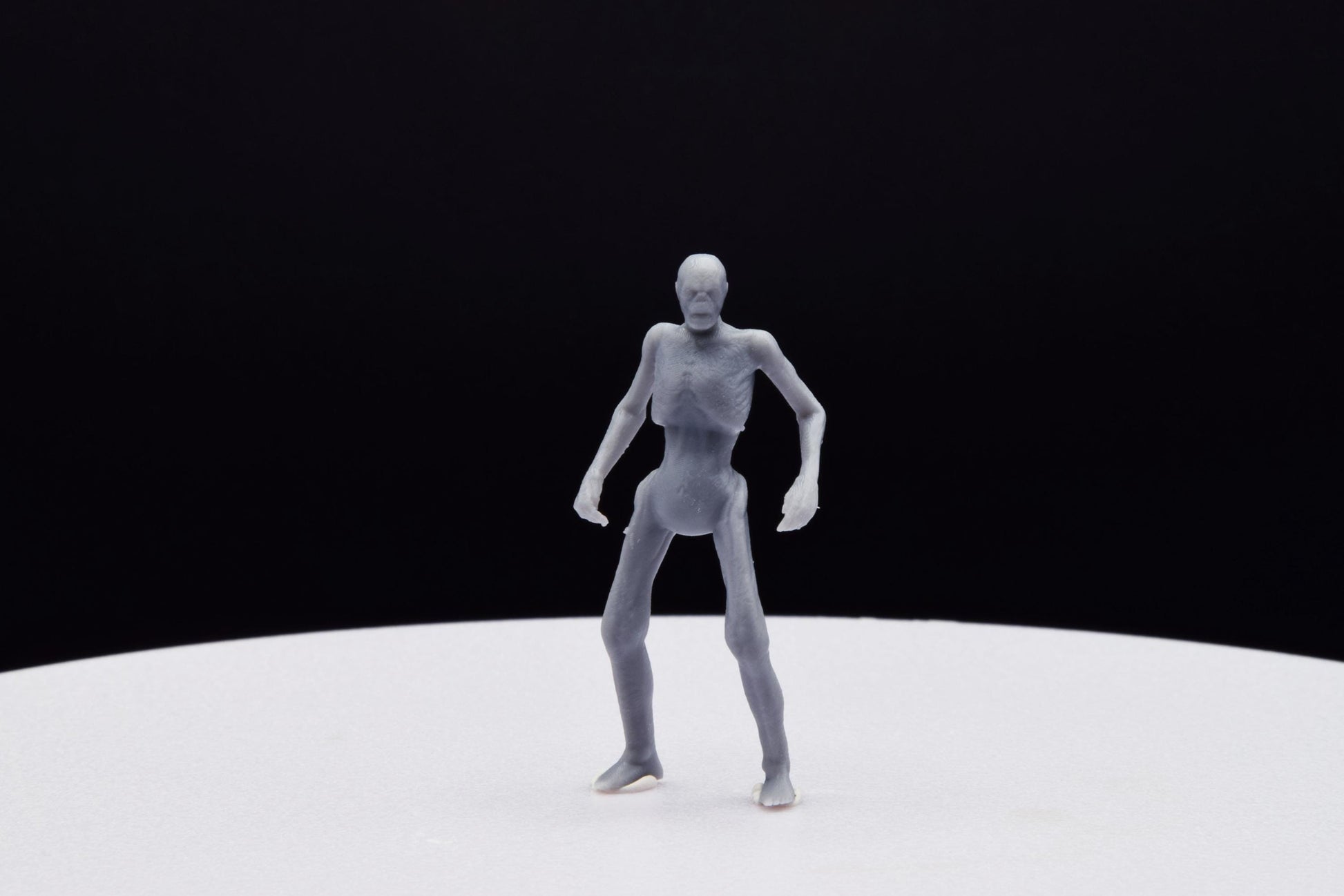 Doom Zombie Boney Miniature - Fanmade - TheSTLSmith - 3D Printed with high quality resin for Skirmish/D&D games