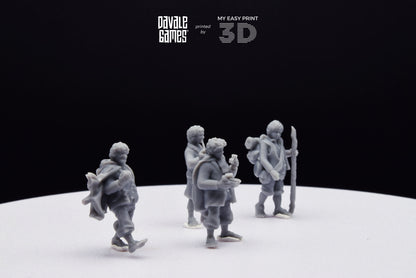 Halfmen Fellow - Davale Games - 3D Printed with high quality resin for LOTR/D&D games