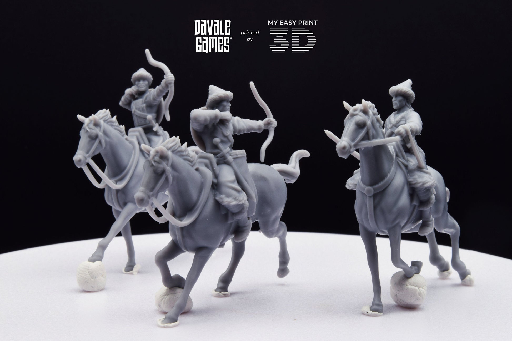 The Huns Mounted Archers - Battle of The Catalaunian Plains - Davale Games - Historical games - 3D Printed with high quality resin