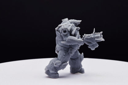 Gears Of War Boomer Savage Ot Miniature - TheSTLSmith - 3D Printed with high quality resin for Skirmish/D&D games