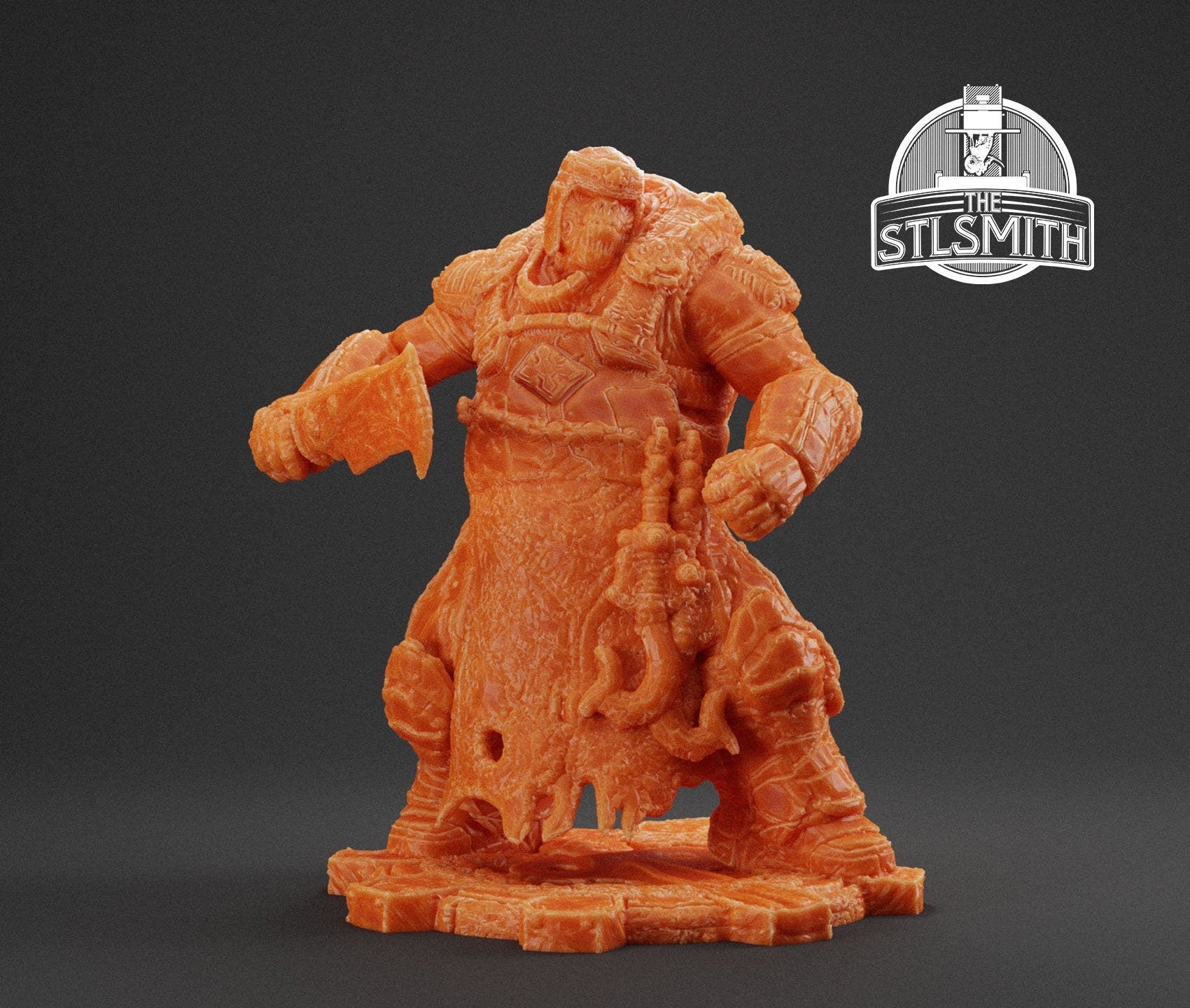Gears Of War Boomer Butcher Ot Miniature - TheSTLSmith - 3D Printed with high quality resin for Skirmish/D&D games