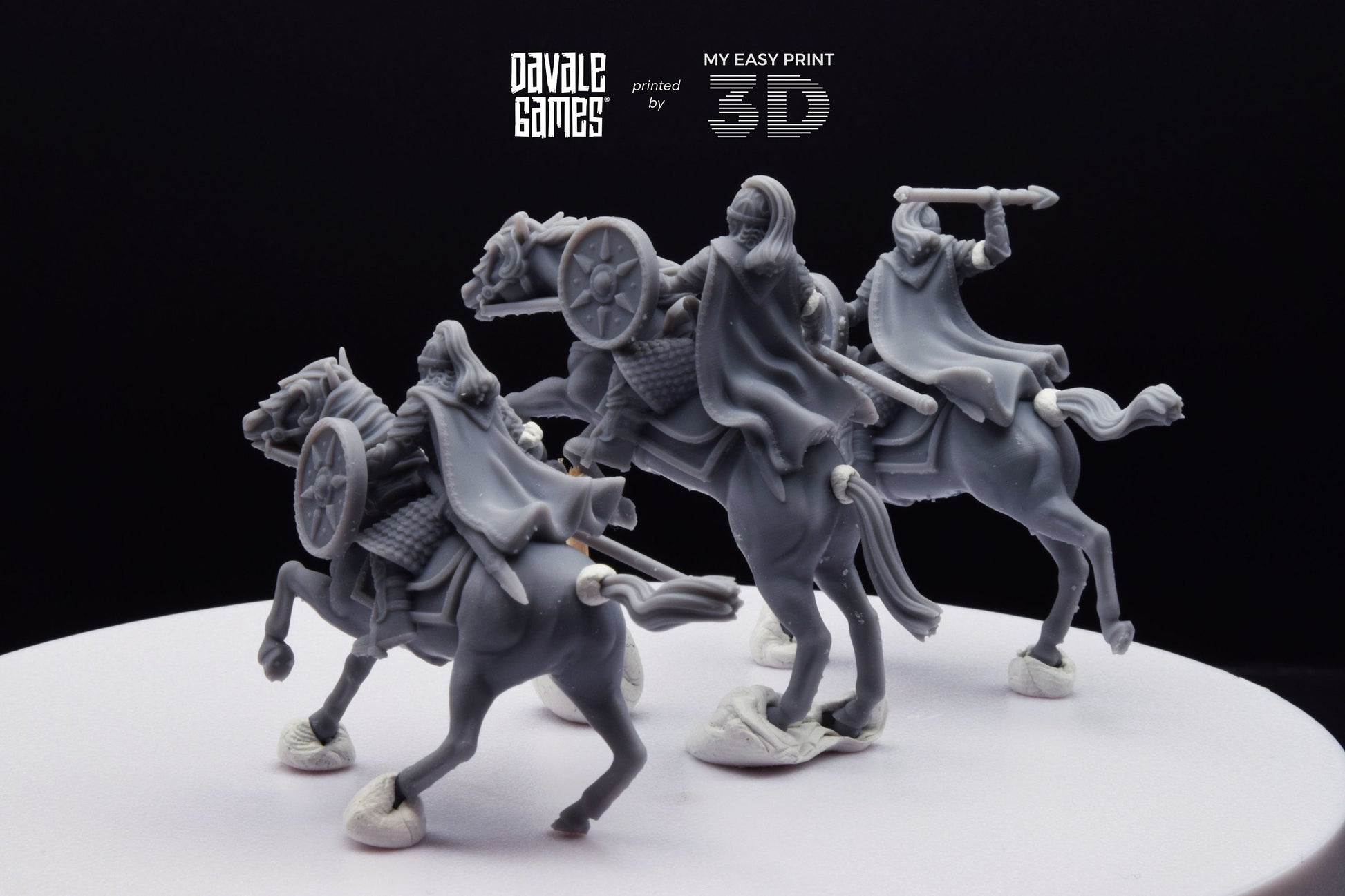 West Human Royal Guard - Mounted - Davale Games - 3D Printed with high quality resin for LOTR/D&D games