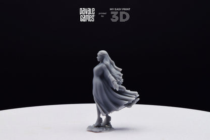 Forest Elven Queen - Davale Games - 3D Printed with high quality resin for LOTR/D&D games