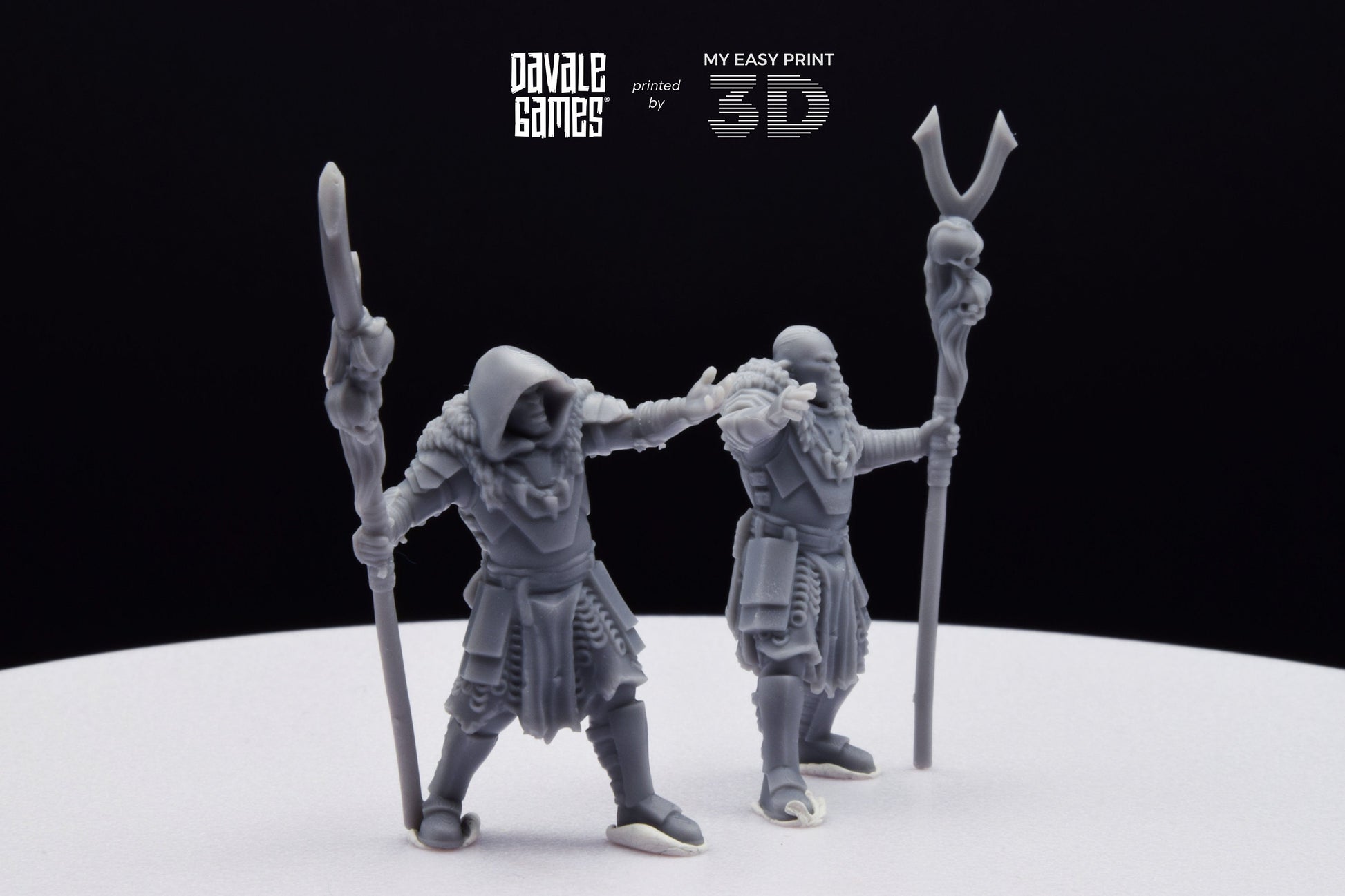 Shamans Super Orc - Davale Games - 3D Printed with high quality resin for LOTR/D&D games