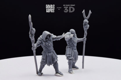 Shamans Super Orc - Davale Games - 3D Printed with high quality resin for LOTR/D&D games